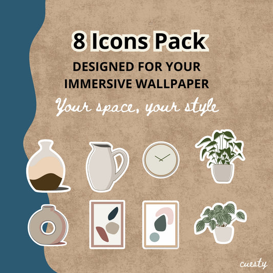 Pack MacBook Immersif – Fond d’écran + Icônes assorties