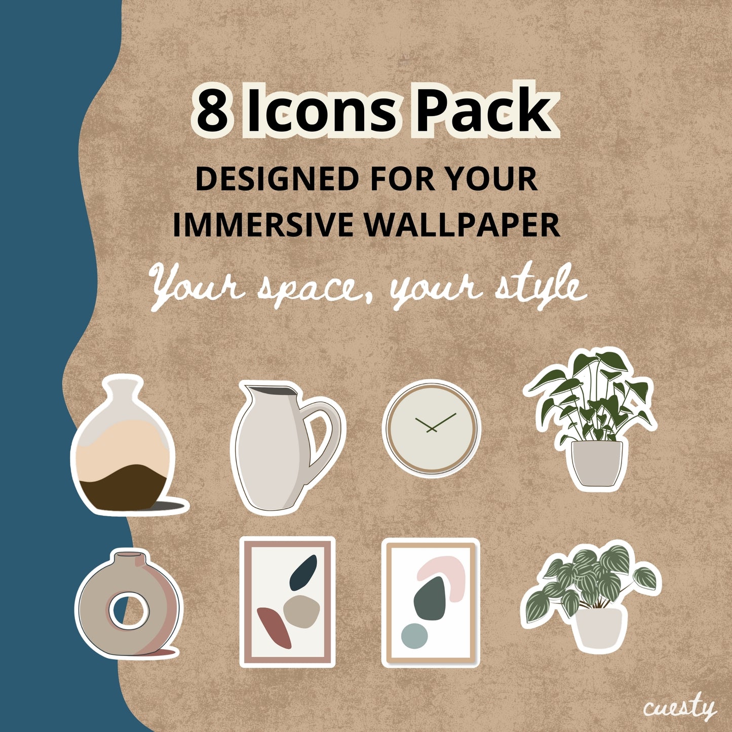 Pack MacBook Immersif – Fond d’écran + Icônes assorties